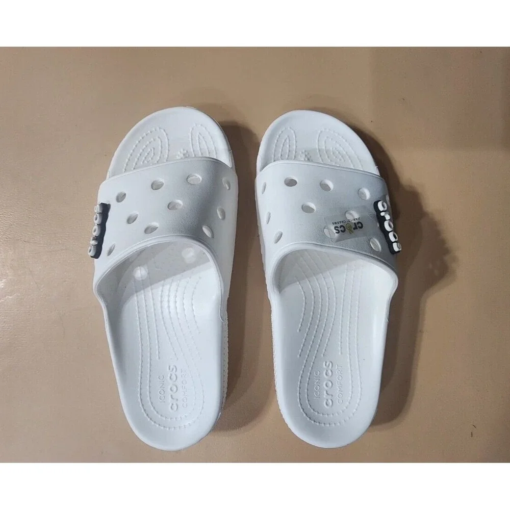Crocs Classic Slides‎ Men's Women's Sandals Waterproof  Shoes NEW Size 8M, 10W